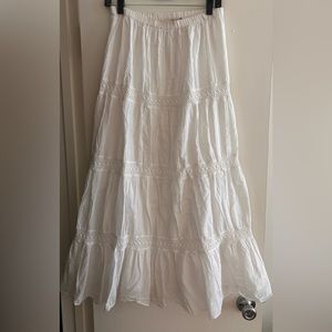 MICHEAL by Micheal Kors white summer maxi skirt